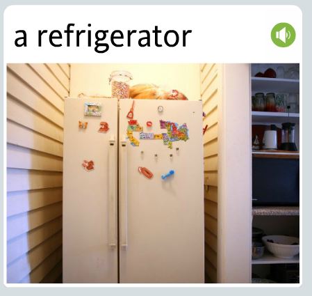 a refrigerator